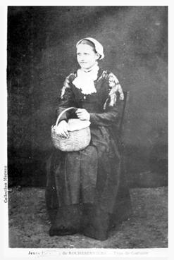 Iconographie - Jeune paysanne - Type de costume