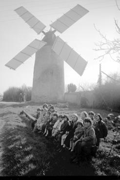 Iconographie - Visite du moulin de Rairé par "La Grouaïe"