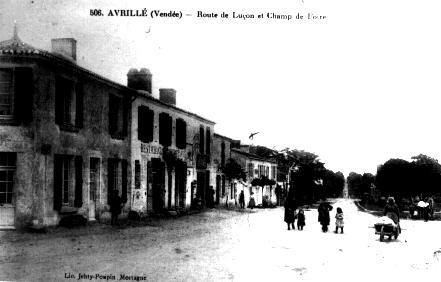 Iconographie - Route de Luçon et Champ de Foire