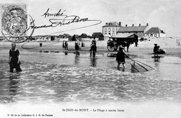 Iconographie - La plage à marée basse