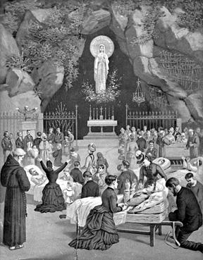 Iconographie - Image "La Grotte de Lourdes"