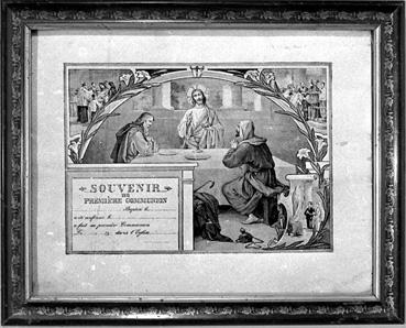 iconographie - Souvenir de Première Communion