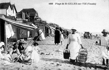 Iconographie - Plage de St-Gilles-sur-Vie