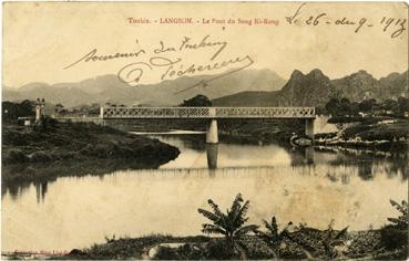 Iconographie - Tonkin - Haïphong - Le pont du Sang Ki-Kong