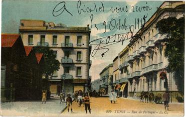 Iconographie - Tunis - Rue du Portugal