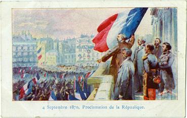 Iconographie - 4 septembre 1870, proclamation de la République