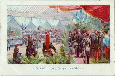 Iconographie - 22 septembre 1900 - Banquet des maires