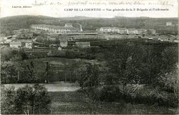 Iconographie - Camp de la Courtines - Vue générale de la 2e brigade et l'infirmerie