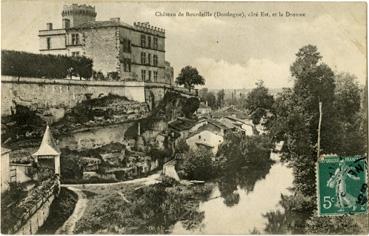 Iconographie - Château de Bourdeilles - Côté Est et le Drone