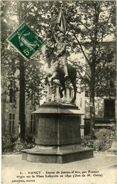 Iconographie - Statue de Jeanne d'Arc, par Frémiet