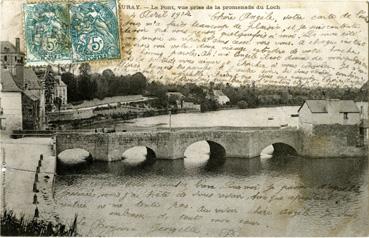Iconographie - Le pont, vue prise de la promenade de Loch