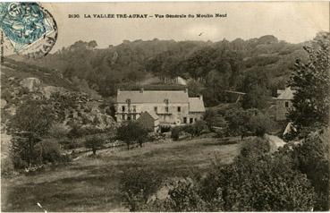 Iconographie - La vallée Tré-Auray - Vue générale du Moulin neuf