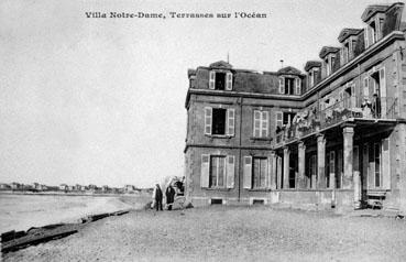 Iconographie - Villa Notre Dame, terrasse sur l'Océan