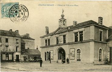 Iconographie - L'hôtel de Ville et la place