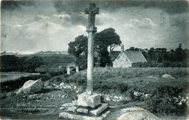 Iconographie - Croix et chapelle de Saint-Goleon