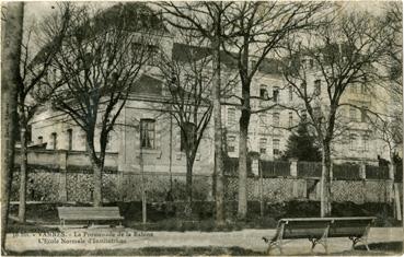 Iconographie - La promenade de la Rabine - L'école normale d'institutrics