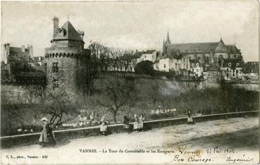 Iconographie - La tour du Connétable et les remparts