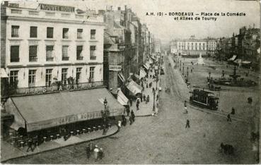 Iconographie - Place de la Comédiet et allée de Tourny