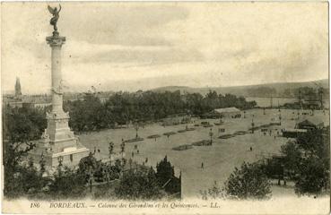 Iconographie - Colonne des Girondins et les Quinconces