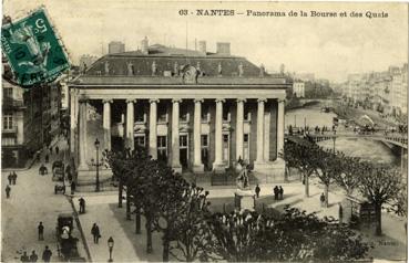 Iconographie - Panorama de la Bourse et des quais