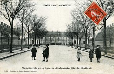 Iconographie - Vue générale de la caserne d'Infanterie, dite du Chaffault