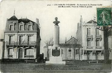 Iconographie - En souvenir du Docteur Godet, son monument place du Palais de Justice