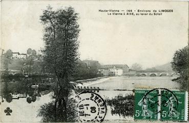 Iconographie - La Vienne à Aix, au lever du soleil