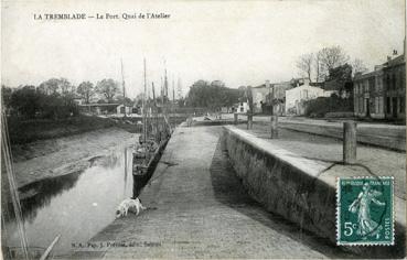 Iconographie - Le port. Quai de l'Atelier