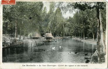 Iconographie - Le parc Charruyes - L'abri des cygnes et des canards