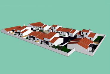 Iconographie - Esquisse du lotissement la Villa d'Anna, par 2B Architecture