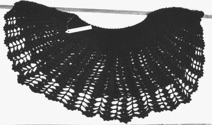 Iconographie - Pèlerine de laine perlée