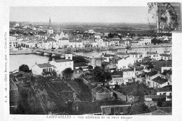 Iconographie - Vue générale et le pont reliant