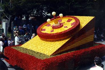 Iconographie - La fête des tulipes - Char "Au casino"