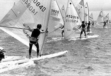 Iconographie - Planches à voile du Centre nautique tranchais