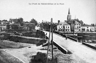 Iconographie - Le pont de Saint-Gilles et le port