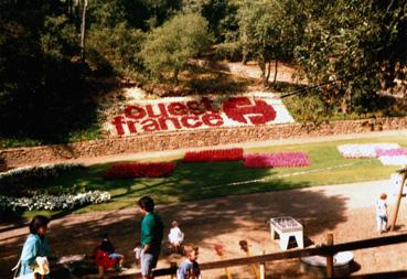 Iconographie - Les Floralies - Le parterre "Ouest-France"