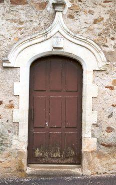 Iconographie - Chapelle du Vigneau - Détail de la porte