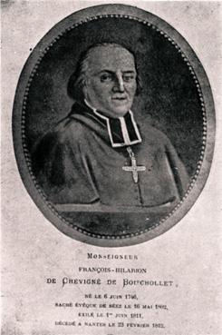 Iconographie - Monseigneur François-Hilarion de Chevigné de Boischollet