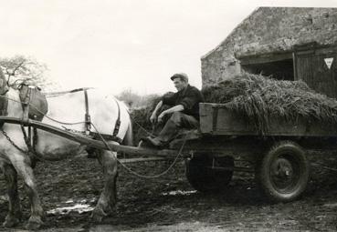 Iconographie - Transport de foin à La Morlière