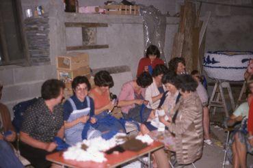 Iconographie - Fabrication d'un char pour le défilé-cavalcade de la Saint-Laurent 1977