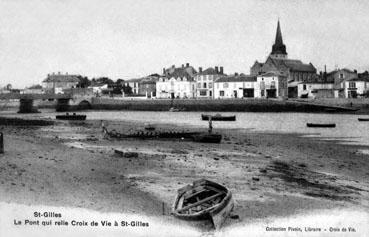 Iconographie - Le pont qui relie Croix de Vie à St Gilles