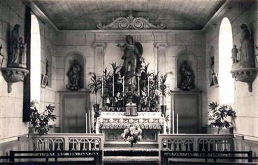Iconographie - Autel de la chapelle de la Victoire