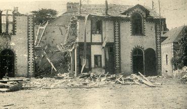 Iconographie - Ruines après le bombardement du 17 juin 1940