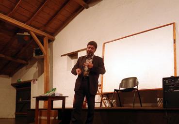 Iconographie - Luc Guyau en conférence au Vasais avec Arexcpo, Saint-Jean-de-Monts