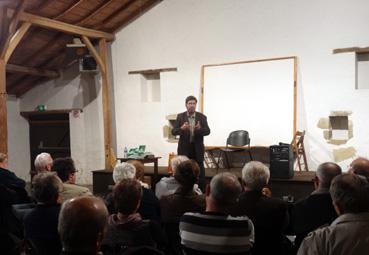 Iconographie - Luc Guyau en conférence au Vasais avec Arexcpo, Saint-Jean-de-Monts