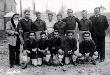 Iconographie - L'équipe du Sporting Club Challandais en 1948-1949 à Limoges