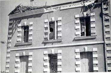 Iconographie - Maison Bretesché après le bombardement du 17 juin 1940