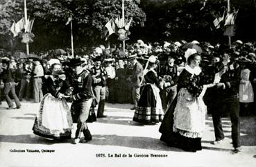 Iconographie - Le bal de la gavotte bretonne