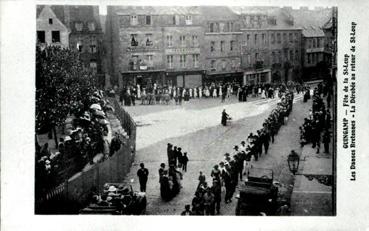 Iconographie - Fête de la Saint-Loup - Les danses bretonnes - La dérobée au retour de St-Loup