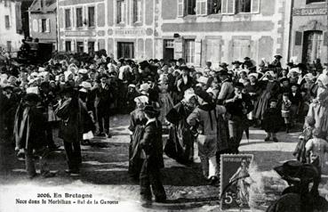 Iconographie - Noce dans le Morbihan - Bal de la gavotte